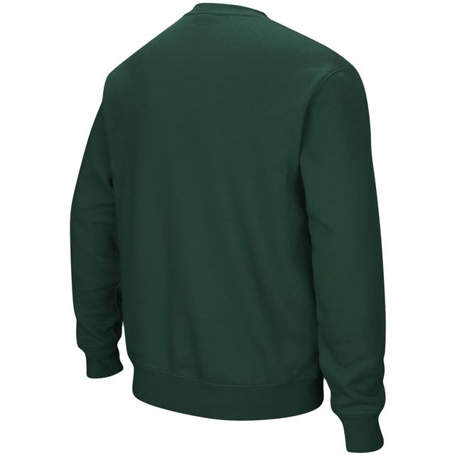 Colosseum Green Dartmouth Big Arch & Logo Tackle Twill Pullover Homme