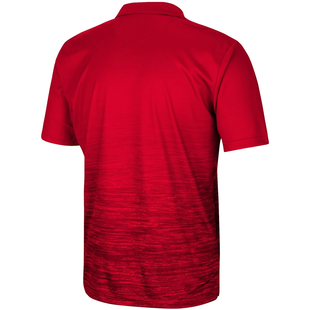 Men's Colosseum Red Dayton Flyers Marshall Polo