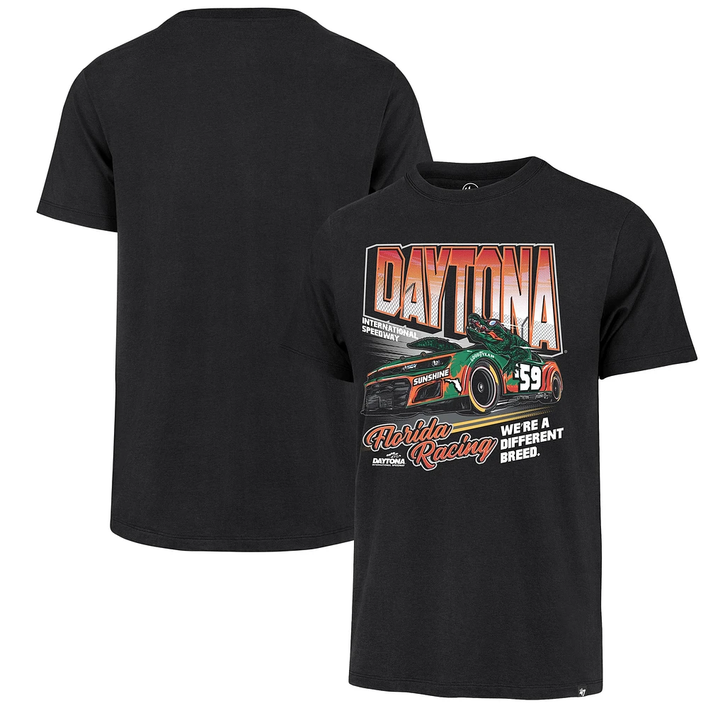 Men's '47 Black Daytona International Speedway 500 Franklin T-Shirt