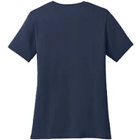 Women's Checkered Flag Sports Navy Daytona International Speedway 2025 500 Graphic T-Shirt