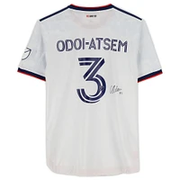 Chris Odoi-Atsem D.C. United Autographed Match-Used #3 White Jersey from the 2022 MLS Season