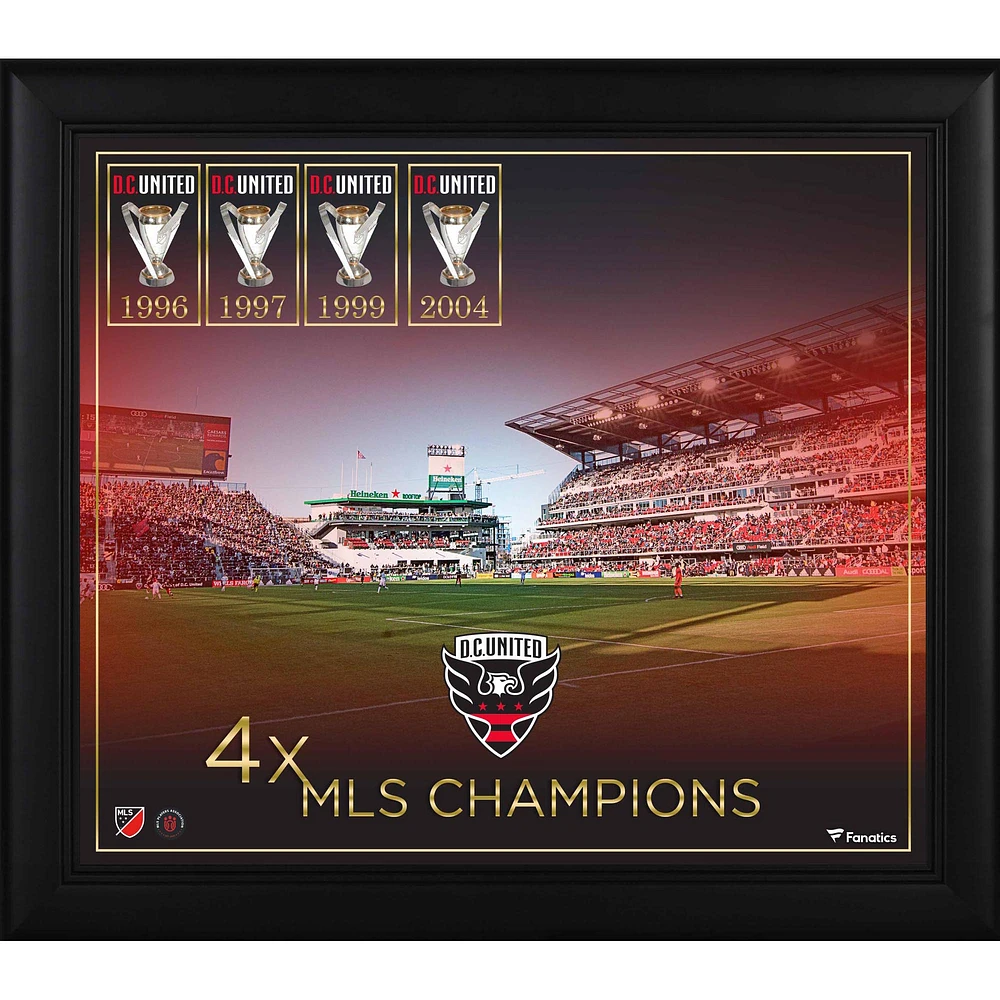 D.C. United Framed 15" x 17" MLS Cup Championship Count Collage