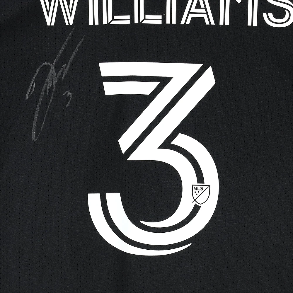 Derrick Williams D.C. United Autographed Match-Used #3 Black Jersey from the 2023 MLS Season