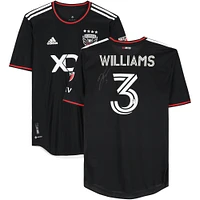 Derrick Williams D.C. United Autographed Match-Used #3 Black Jersey from the 2023 MLS Season