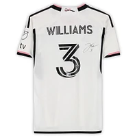 Derrick Williams D.C. United Autographed Match-Used #3 White Jersey from the 2023 MLS Season