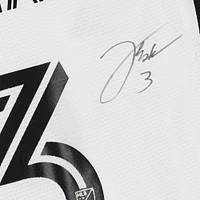Derrick Williams D.C. United Autographed Match-Used #3 White Jersey from the 2023 MLS Season