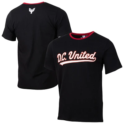 T-shirt décontracté noir pour homme avec motif sportif Suède D.C. United Game Day