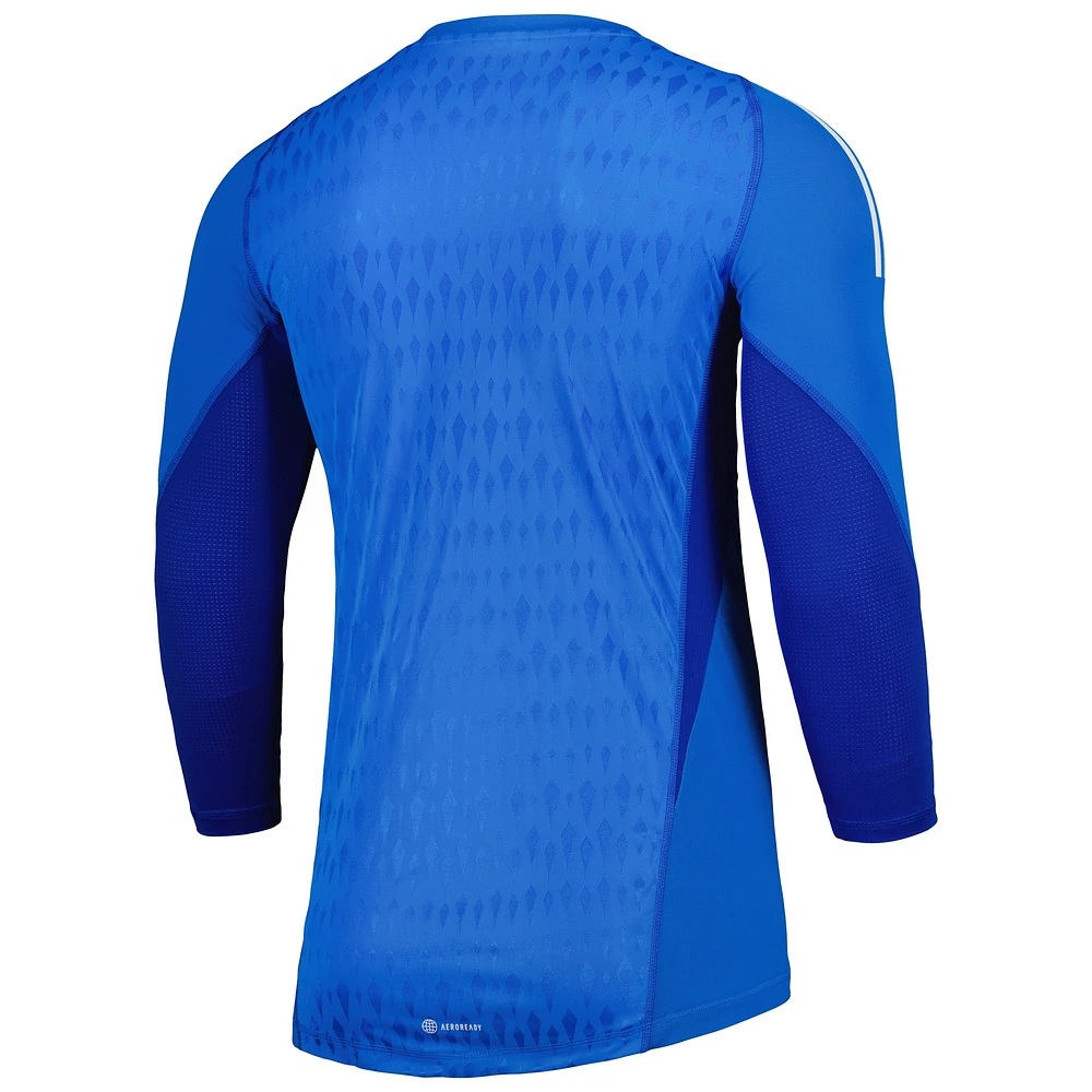Men's adidas Blue D.C. United 2023 Goalkeeper Long Sleeve Replica Jersey