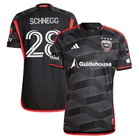 Men's adidas David Schnegg Black D.C. United 2024 The Icon Kit Authentic Player Jersey