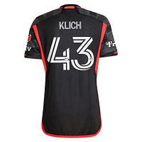 Men's adidas Mateusz Klich Black D.C. United 2024 The Icon Kit Authentic Player Jersey