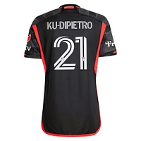 Men's adidas Theodore Ku-Dipietro Black D.C. United 2024 The Icon Kit Authentic Player Jersey