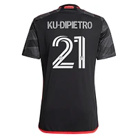 Men's adidas Theodore Ku-Dipietro Black D.C. United 2024 The Icon Kit Replica Player Jersey