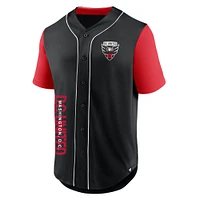Men's Fanatics Black D.C. United Balance Fashion Baseball Jersey