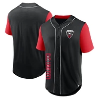 Men's Fanatics Black D.C. United Balance Fashion Baseball Jersey