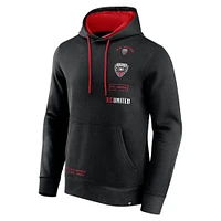 Men's Fanatics Black D.C. United Halftime Pullover Hoodie