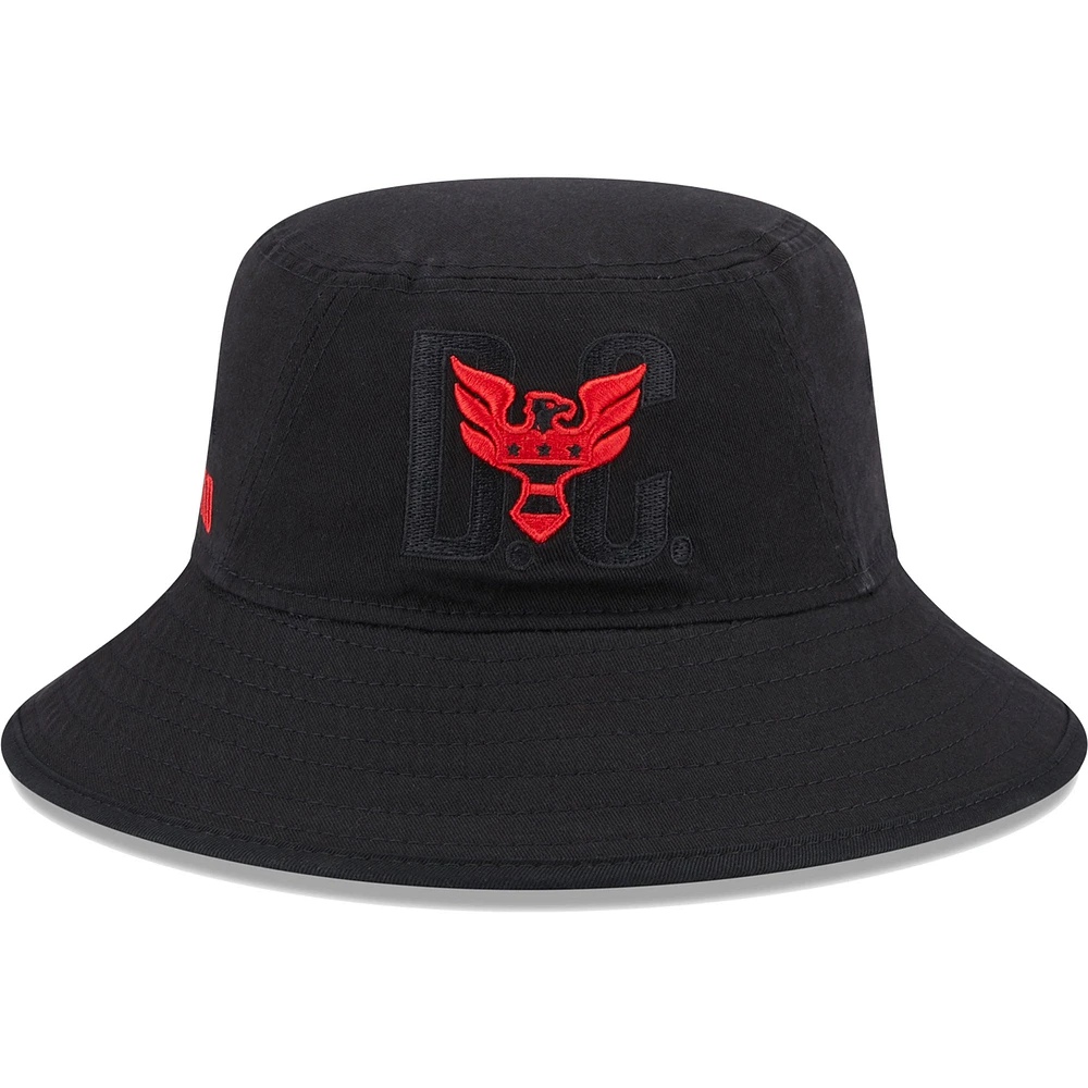 Chapeau bob noir D.C. United Kick Off New Era pour homme