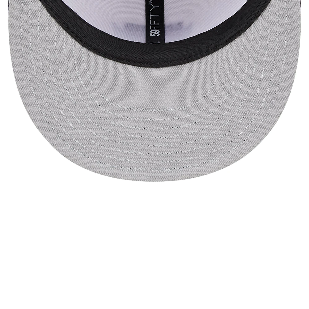 Men's New Era White/Black D.C. United 2024 Kick Off Collection 59FIFTY Fitted Hat