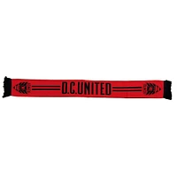 Red D.C. United Red 'N Black Knit Scarf