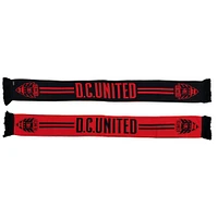 Red D.C. United Red 'N Black Knit Scarf