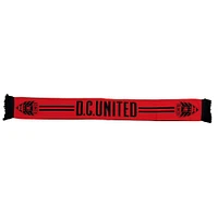 Red D.C. United Red 'N Black Knit Scarf