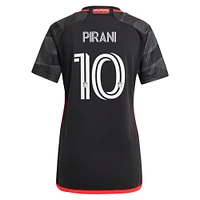 Women's adidas Gabriel Pirani Black D.C. United 2024 The Icon Kit Replica Player Jersey