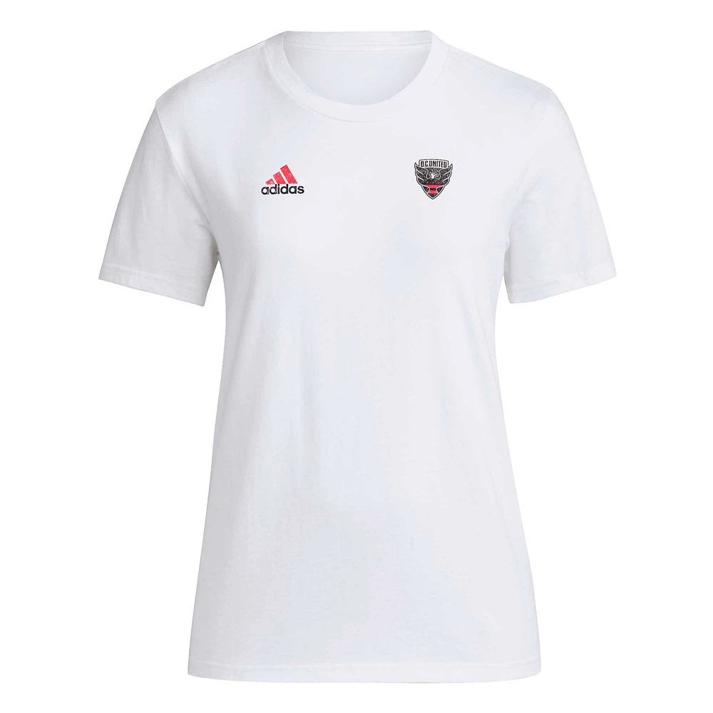 Women's adidas White D.C. United Local Stoic T-Shirt
