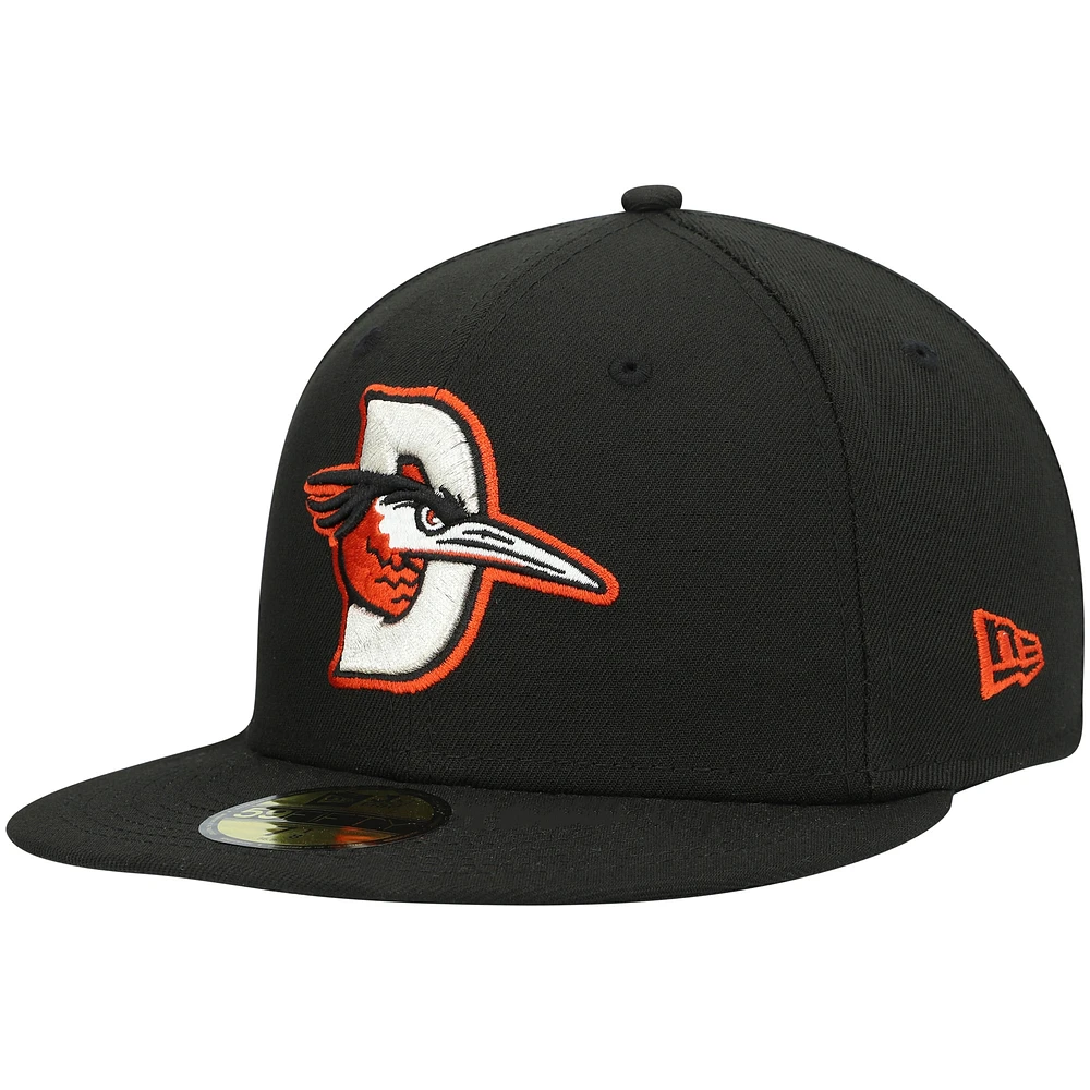 NWE DELSHO BLACK ROAD MIB AUTHENTIC COLLECTION 59FIFTY HATMENHIC