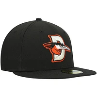 NWE DELSHO BLACK ROAD MIB AUTHENTIC COLLECTION 59FIFTY HATMENHIC
