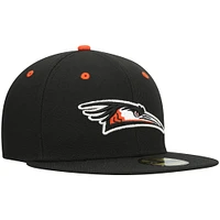 NWE DELSHO BLACK HOME MIB AUTHENTIC COLLECTION 59FIFTY HATMENHIC
