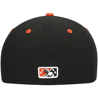 NWE DELSHO BLACK HOME MIB AUTHENTIC COLLECTION 59FIFTY HATMENHIC