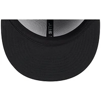 Casquette ajustée New Era noire Delmarva Shorebirds pour homme Maryland 59FIFTY