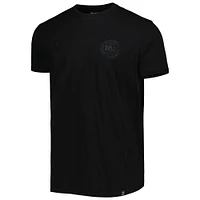 T-shirt de voyage noir pour hommes l'équipe nationale du Danemark