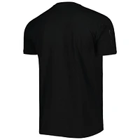 T-shirt de voyage noir pour hommes l'équipe nationale du Danemark