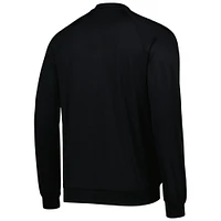 Men's Hummel Black Denmark National Team Line Up Raglan Full-Zip Jacket