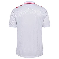Men's White Denmark National Team 2024 Away Replica Jersey