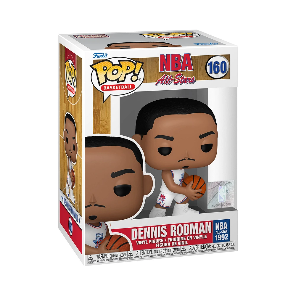 Dennis Rodman Jeu des étoiles de la NBA 1992 #160 Funko Pop ! Figurine en vinyle