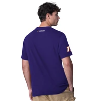 Men's Starter  Purple Denny Hamlin FedEx All Star Extreme T-Shirt
