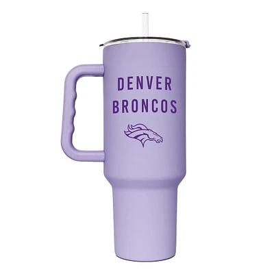 Denver Broncos 40oz. Gobelet doux au toucher lavande