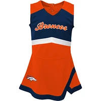 Girls Infant Orange Denver Broncos Cheer Captain Jumper Dress