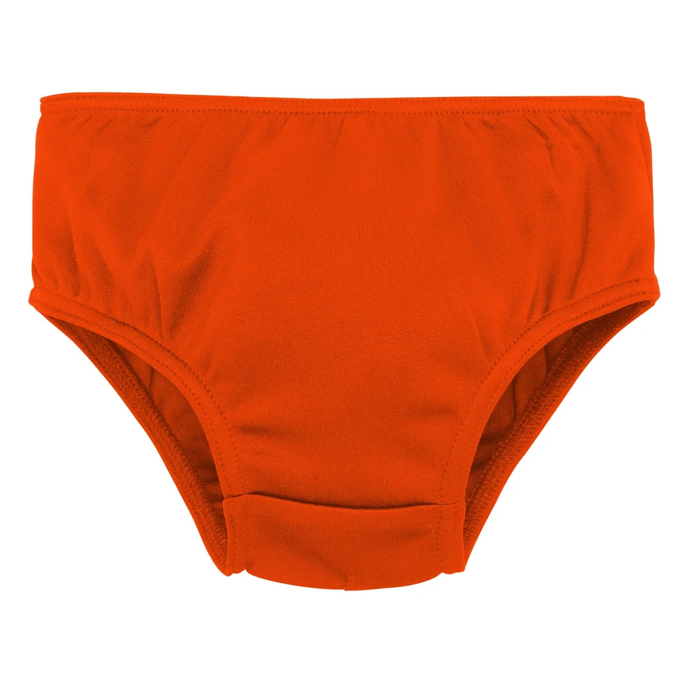 Girls Toddler Orange Denver Broncos Cheer Captain Dress with Bloomers