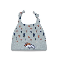 Infant New Era Heather Gray Denver Broncos Critter Cuffed Knit Hat