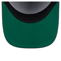 Men's New Era  Black Denver Broncos Throwback Washed A-Frame 9FIFTY Snapback Hat