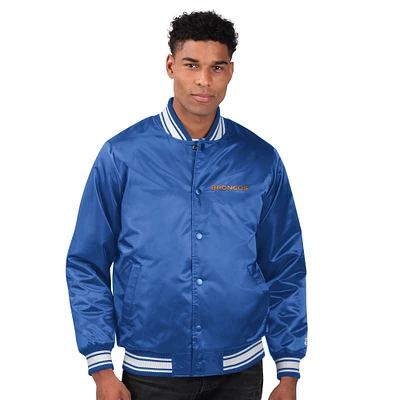 V100072 BRONC A STARTER Veste en satin universitaire pour hommes JACMENMID 6PLMYAJ3