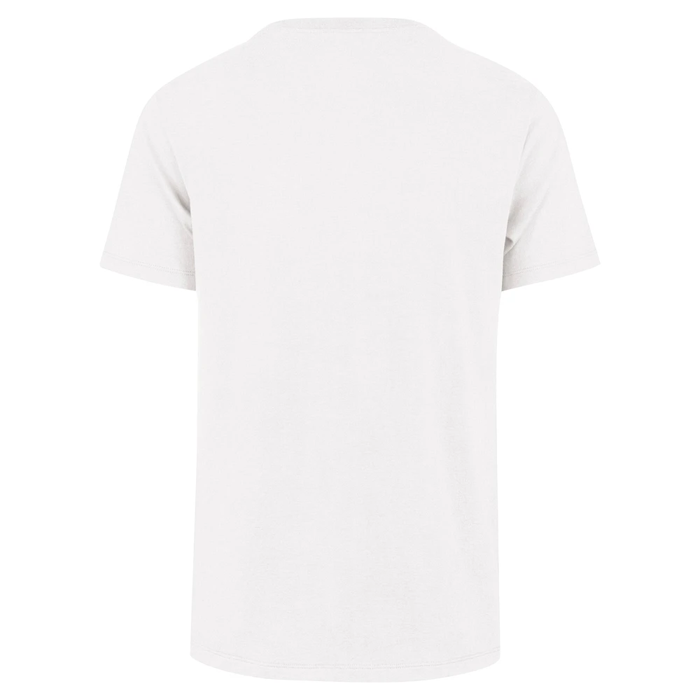 Men's '47 Cream Denver Broncos Overrun Franklin Throwback T-Shirt