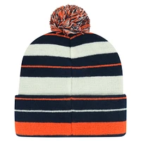 Men's '47 Navy Denver Broncos Powerline Cuffed Knit Hat with Pom