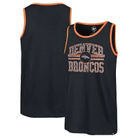 Men's '47 Navy Denver Broncos Winger Franklin Tank Top