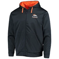 Men's Dunbrooke Navy/Orange Denver Broncos Apprentice Full-Zip Hoodie