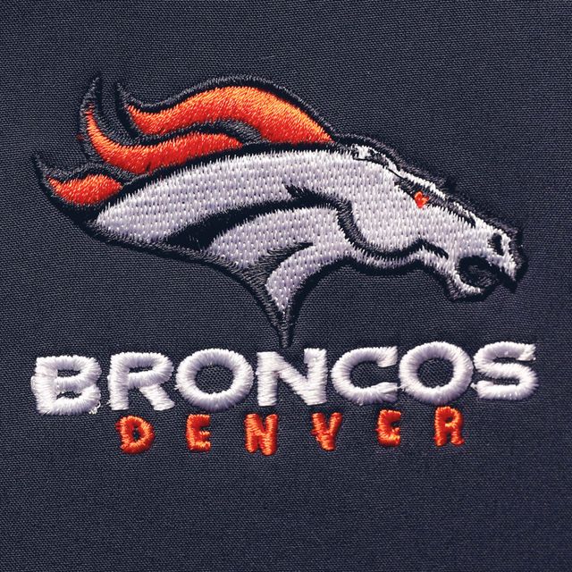 Dunbrooke Navy Broncos de Denver Big & Tall Archer Softshell Full-Zip Vest pour homme