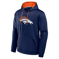 Men's Fanatics Navy Denver Broncos Defender Pullover Hoodie