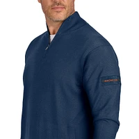 Men's J. Palmer Navy Denver Broncos Franchise Quarter-Zip Sweater